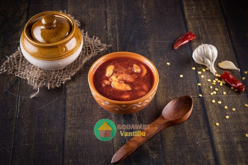 Godavari Vantillu Andhra Style Garlic Avakaya | Vellulli Avakaya